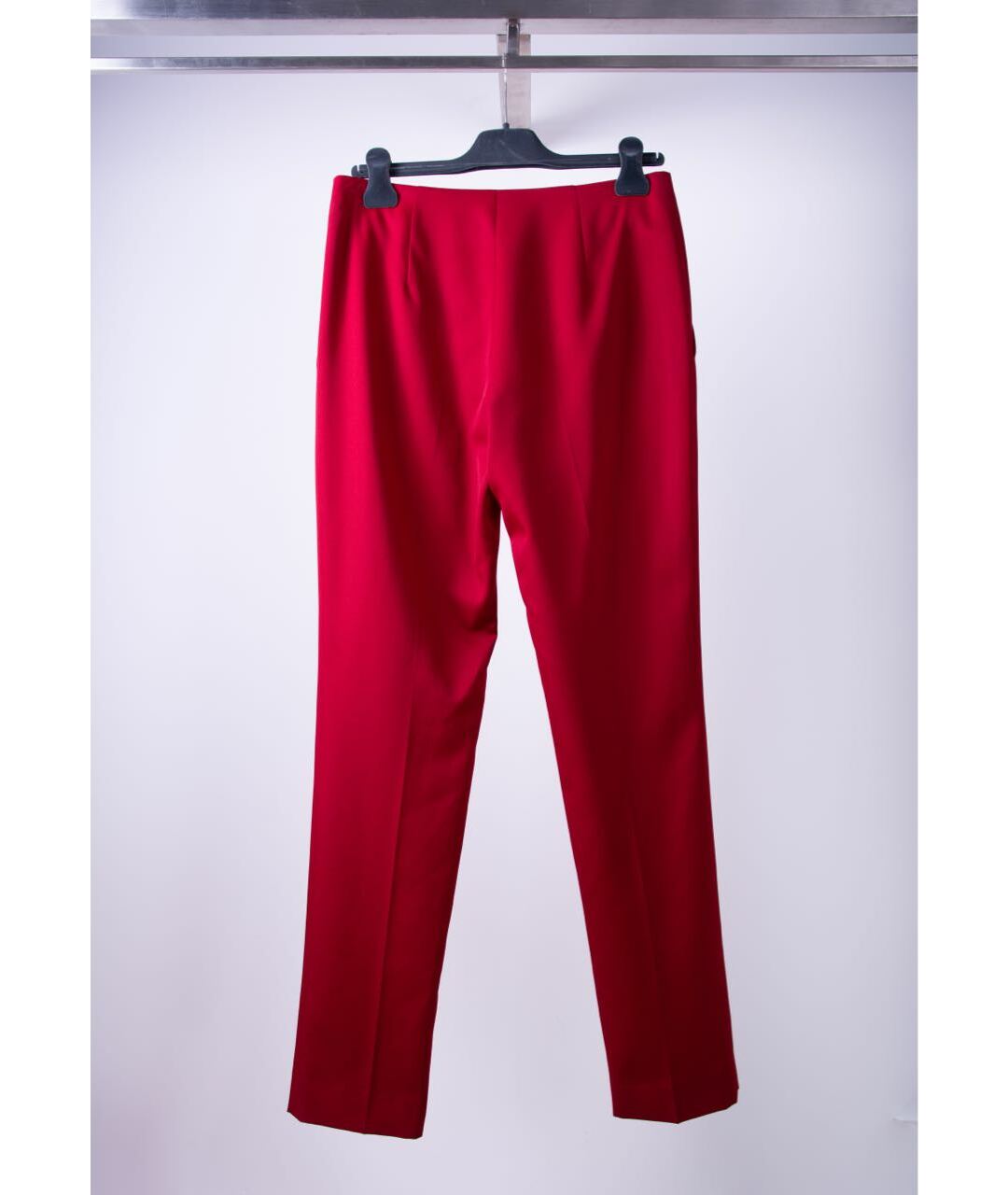 CHRISTIAN DIOR PRE-OWNED Бордовые шерстяные прямые брюки, фото 2
