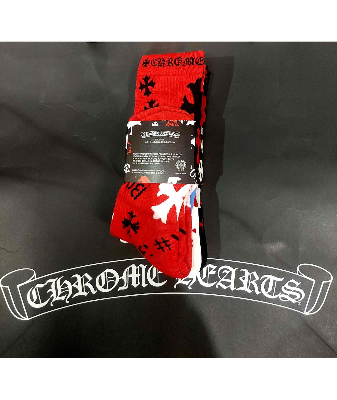 CHROME HEARTS Мульти носки, чулки и колготы, фото 2