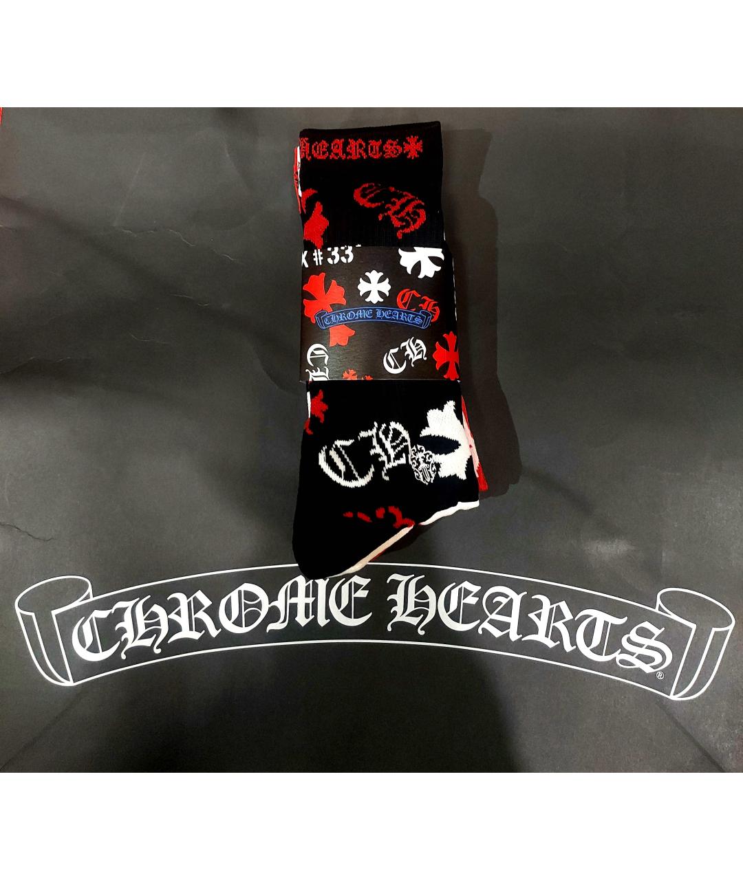 CHROME HEARTS Мульти носки, чулки и колготы, фото 5