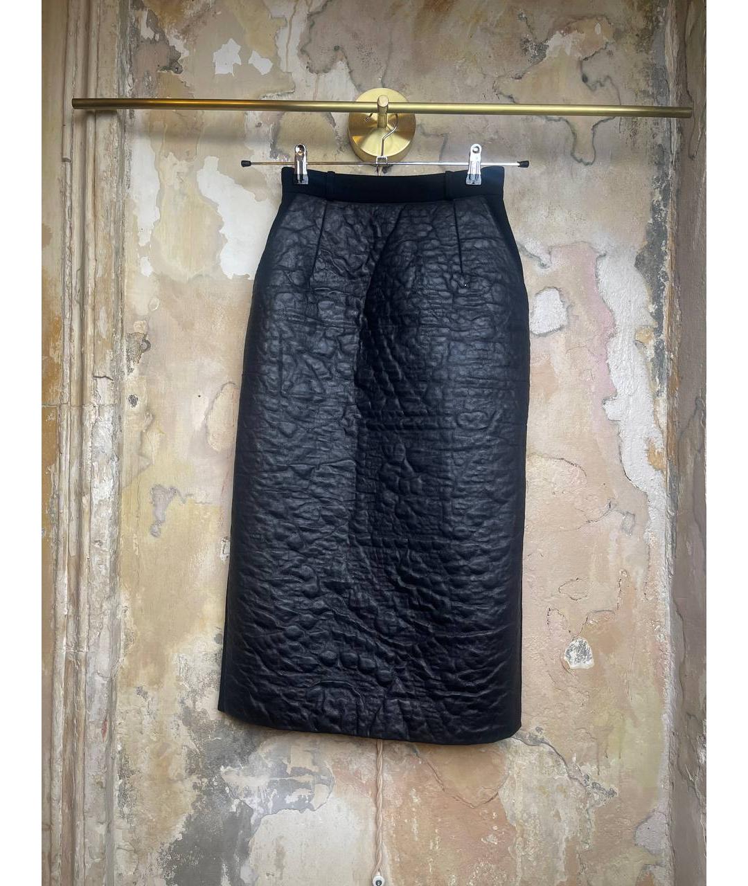 PREEN BY THORNTON BREGAZZI Черная юбка макси, фото 4