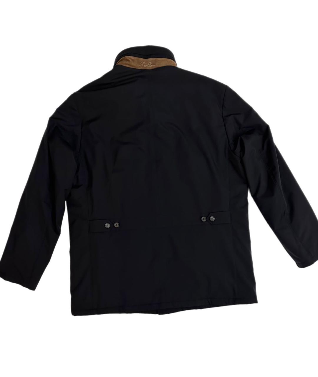LORO PIANA Черная полиуретановая куртка, фото 2