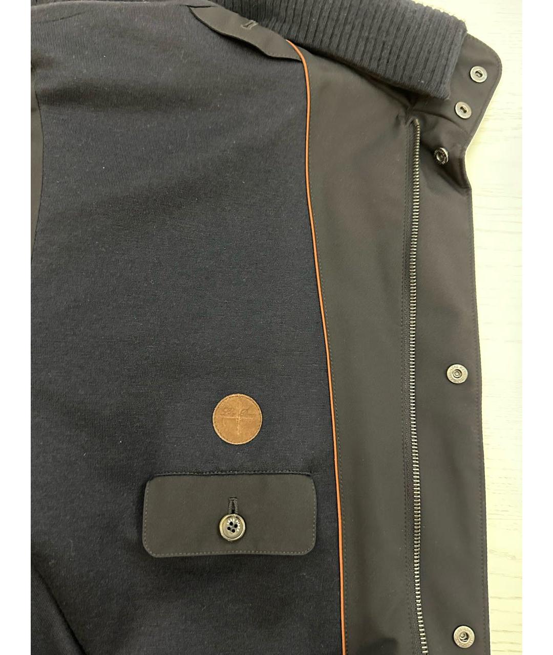 LORO PIANA Черная полиуретановая куртка, фото 8