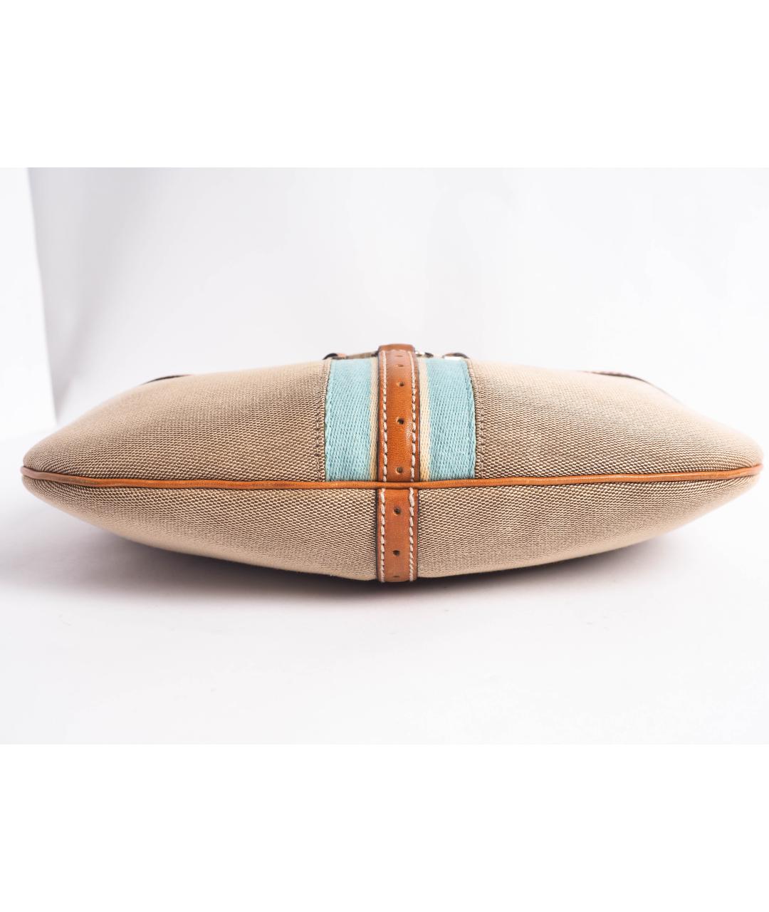 GUCCI Бежевая тканевая сумка через плечо, фото 8