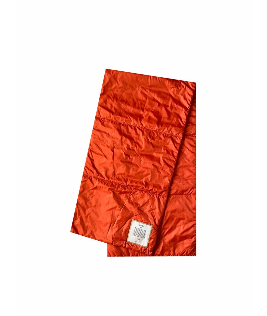'S MAX MARA Оранжевый шерстяной шарф, фото 1