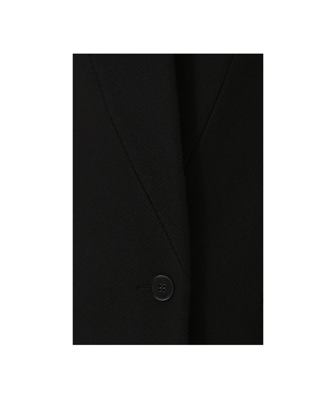 STELLA MCCARTNEY Черное шерстяное пальто, фото 3