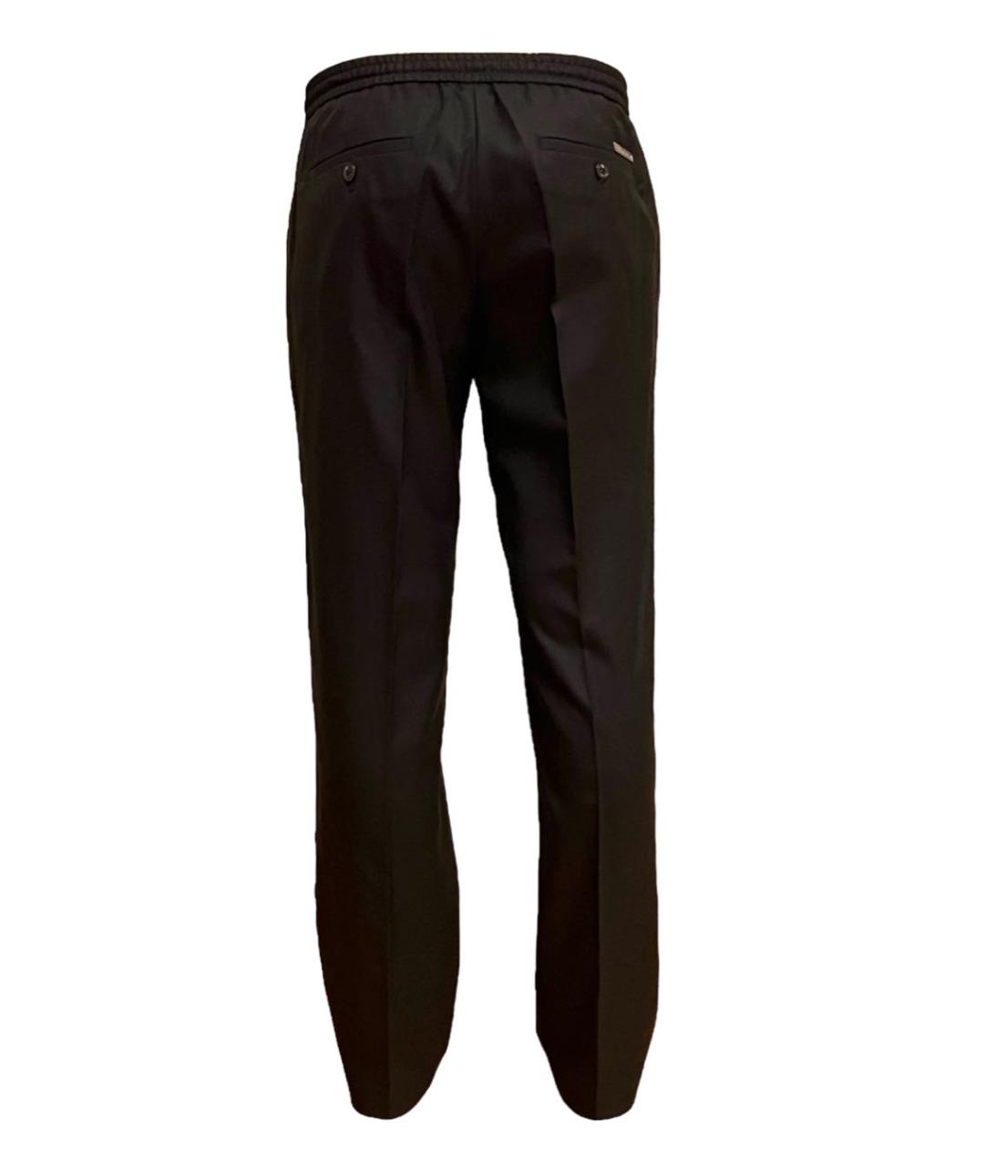 STEFANO RICCI Черные шерстяные брюки и шорты, фото 2