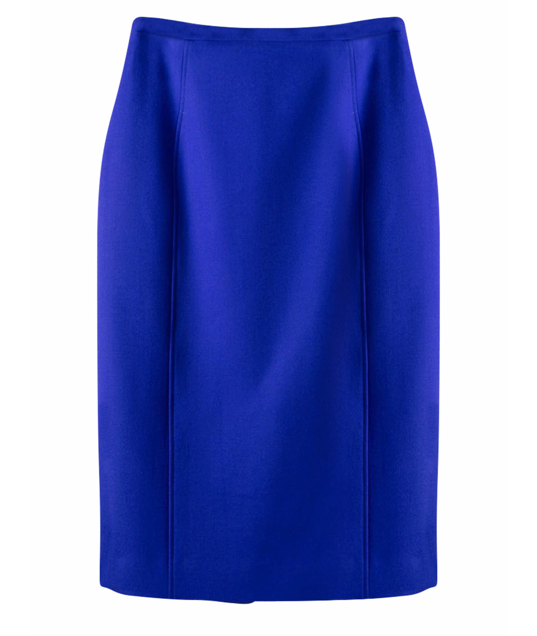CHRISTIAN DIOR PRE-OWNED Синяя шерстяная юбка миди, фото 1