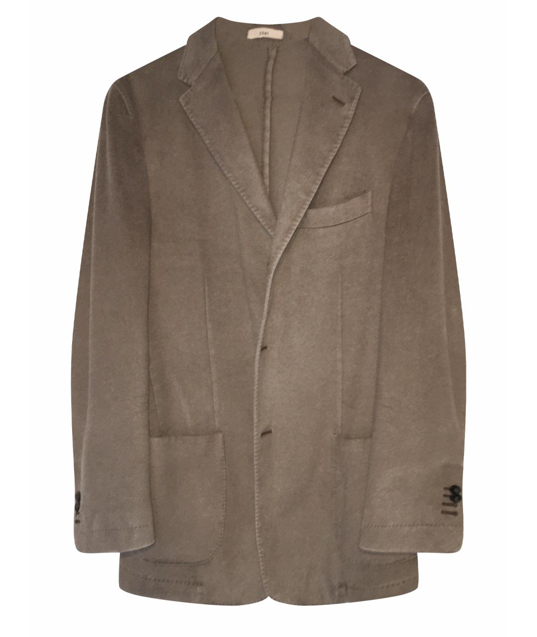 BOGLIOLI Коричневый шерстяной пиджак, фото 1