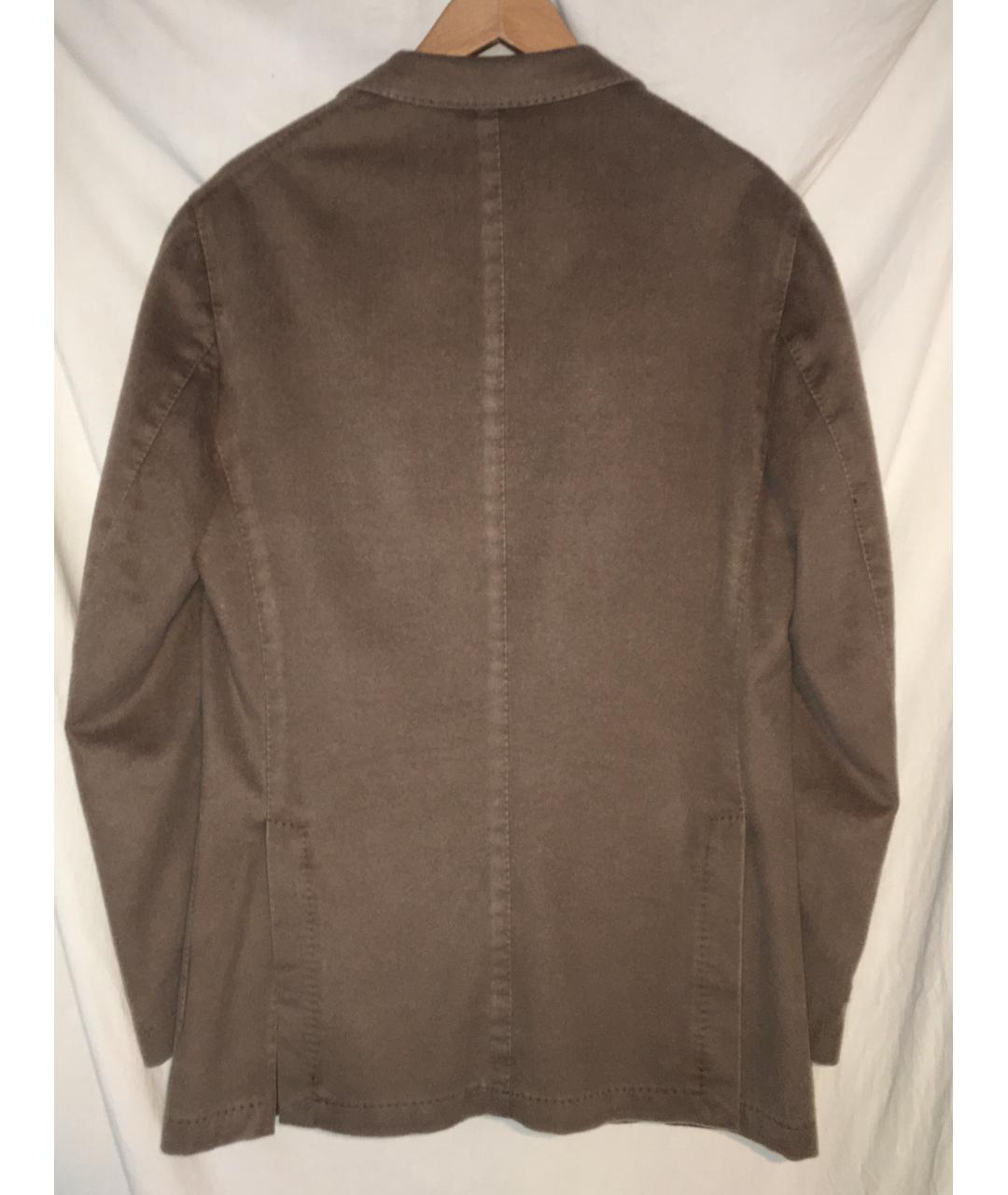 BOGLIOLI Коричневый шерстяной пиджак, фото 2