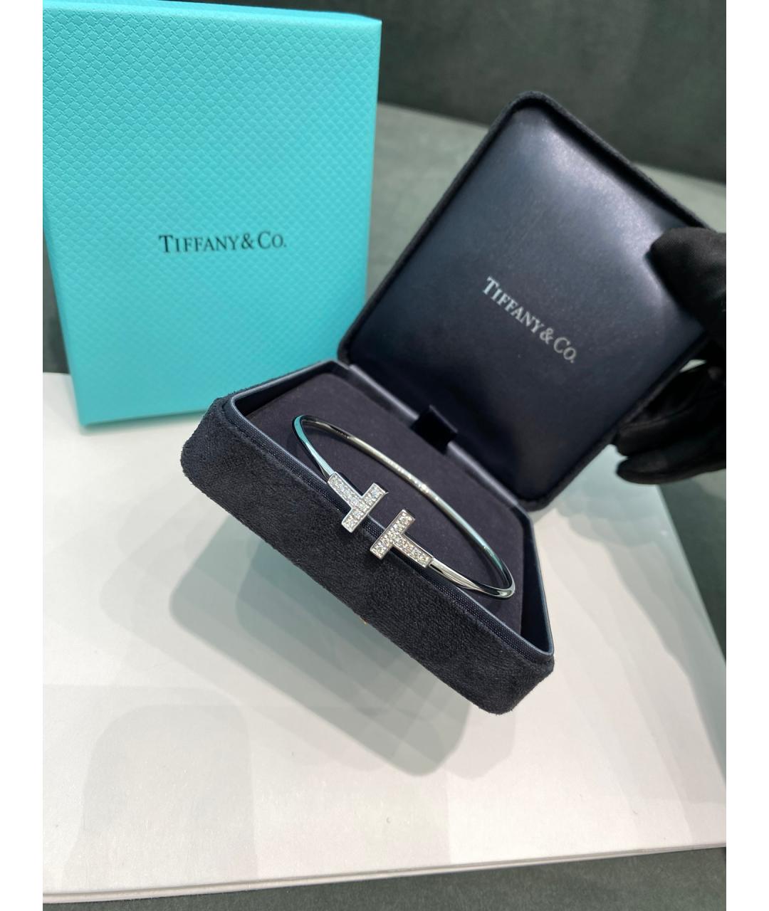 TIFFANY&CO Белый браслет из белого золота, фото 3