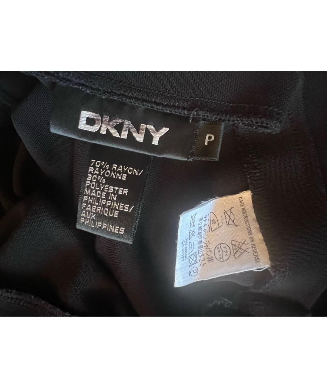 DKNY Черная юбка миди, фото 3