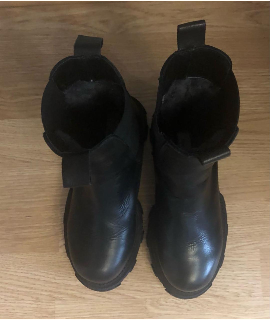 GIANNI RENZI Черные кожаные ботинки, фото 3