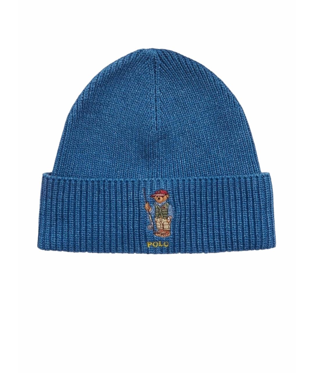 POLO RALPH LAUREN Синяя хлопковая шапка, фото 1