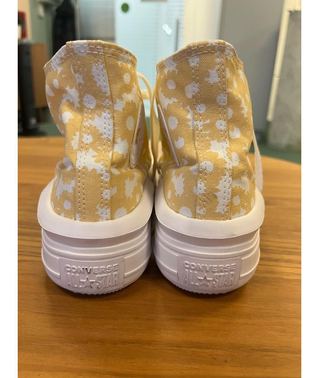 CONVERSE Желтые текстильные кеды, фото 4