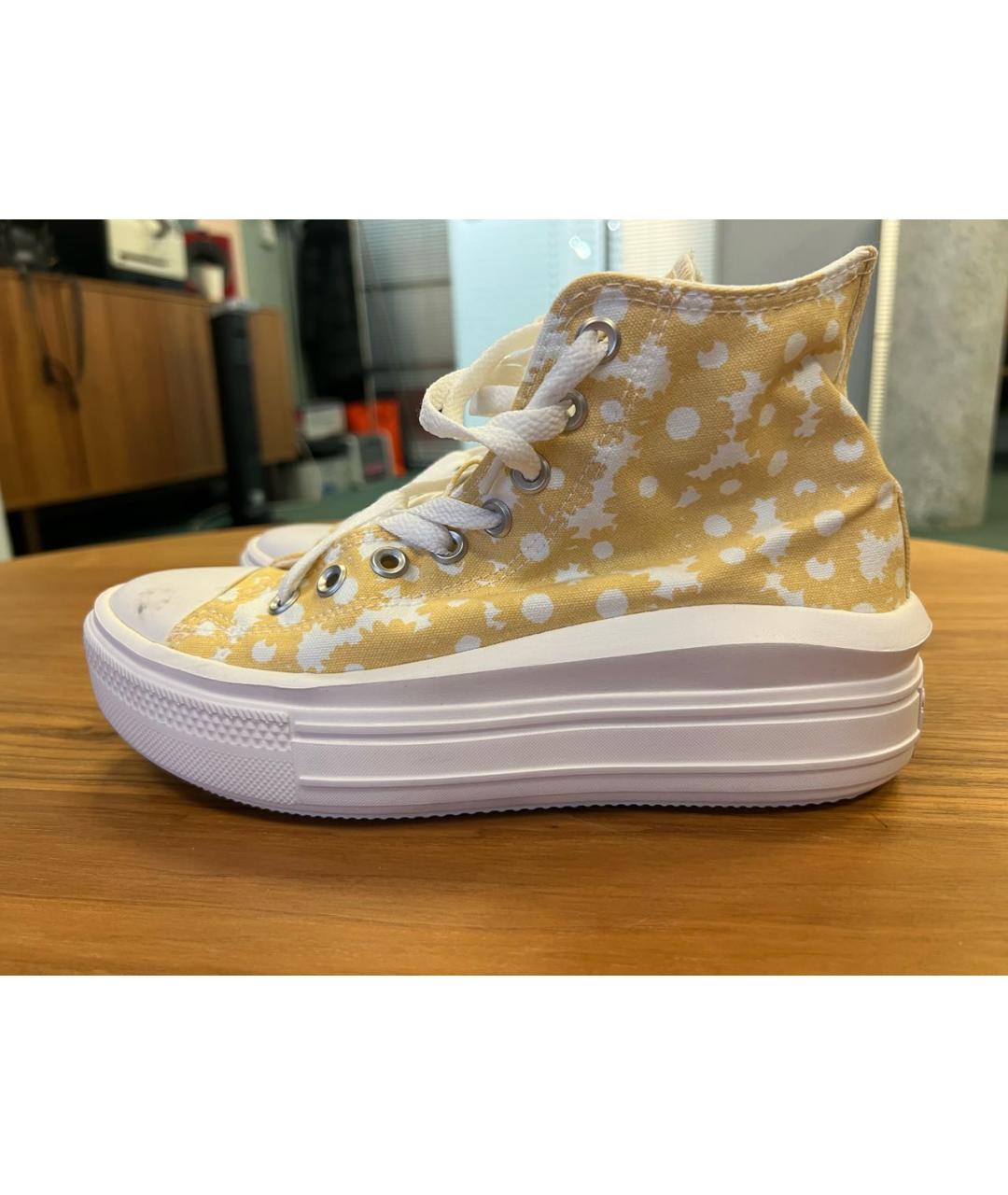 CONVERSE Желтые текстильные кеды, фото 8