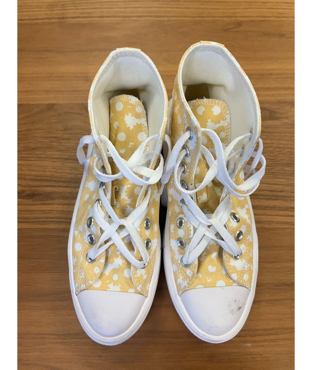 CONVERSE Желтые текстильные кеды, фото 2