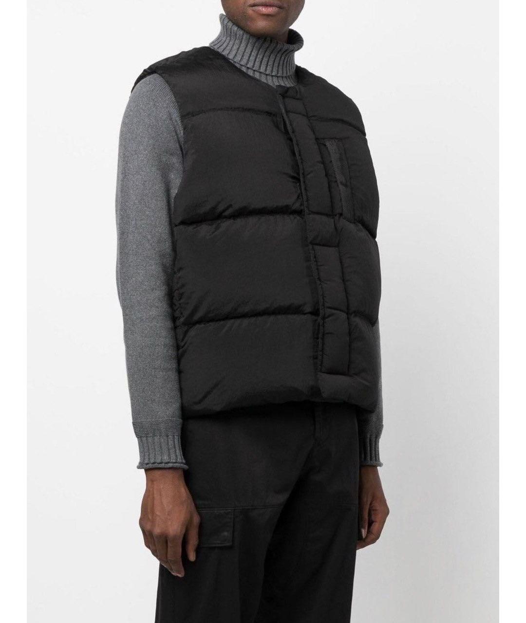 STONE ISLAND Черный жилет, фото 2