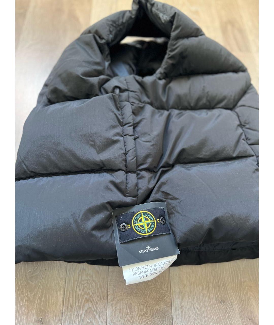 STONE ISLAND Черный жилет, фото 8