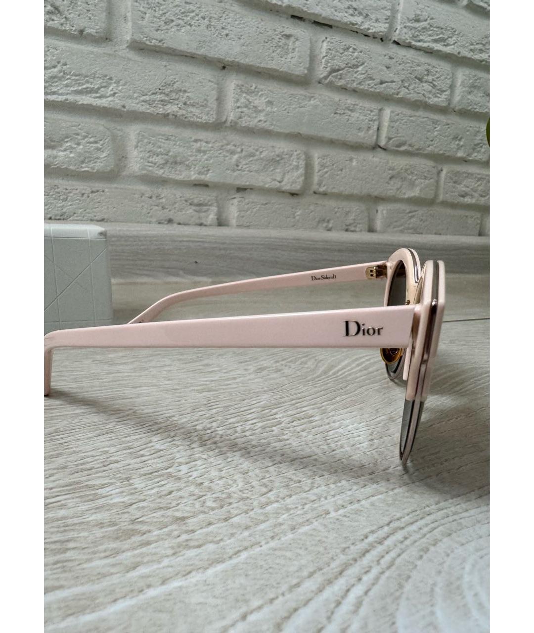 CHRISTIAN DIOR PRE-OWNED Розовые пластиковые солнцезащитные очки, фото 2
