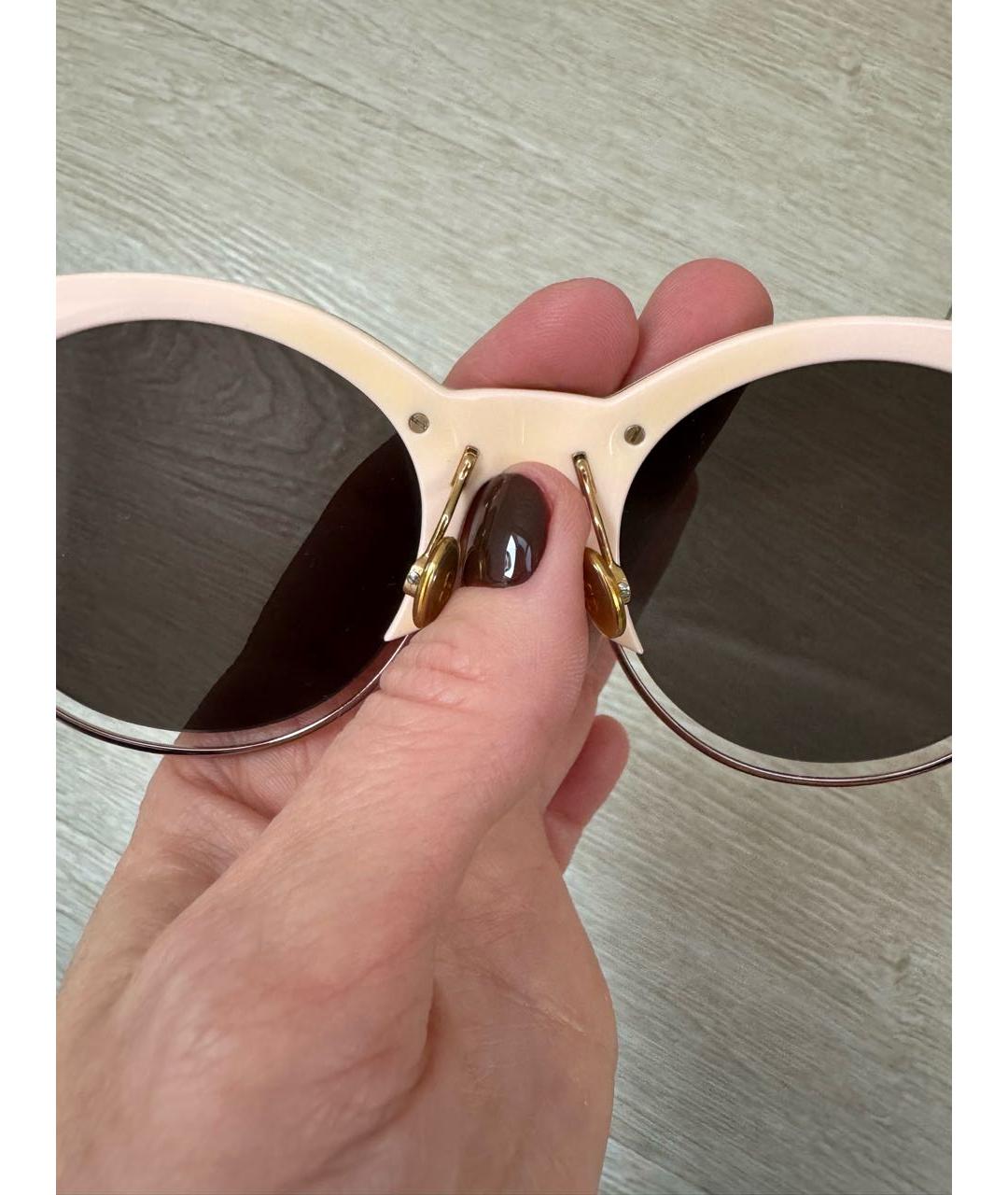 CHRISTIAN DIOR PRE-OWNED Розовые пластиковые солнцезащитные очки, фото 6