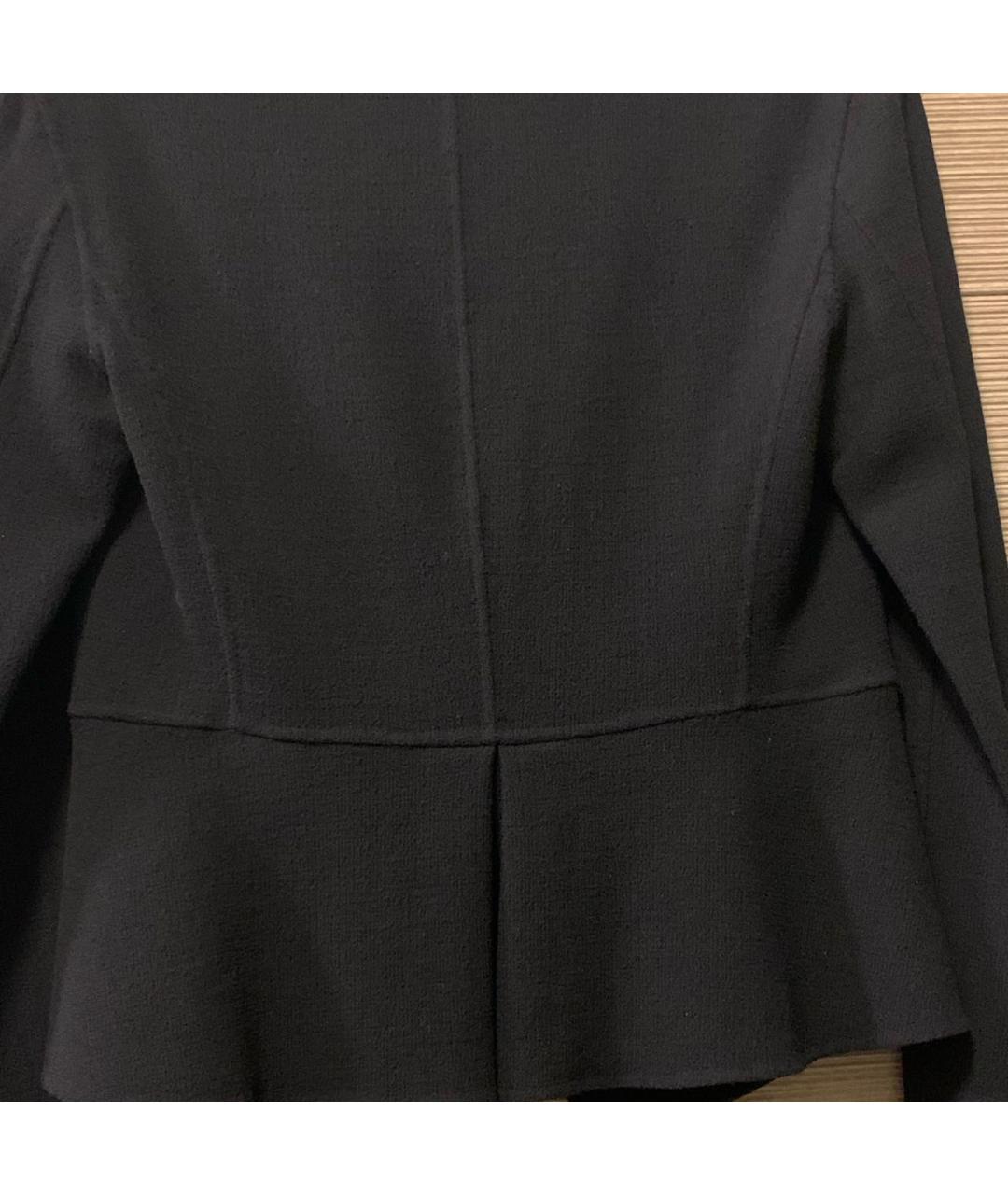 ARMANI COLLEZIONI Черный шерстяной жакет/пиджак, фото 4