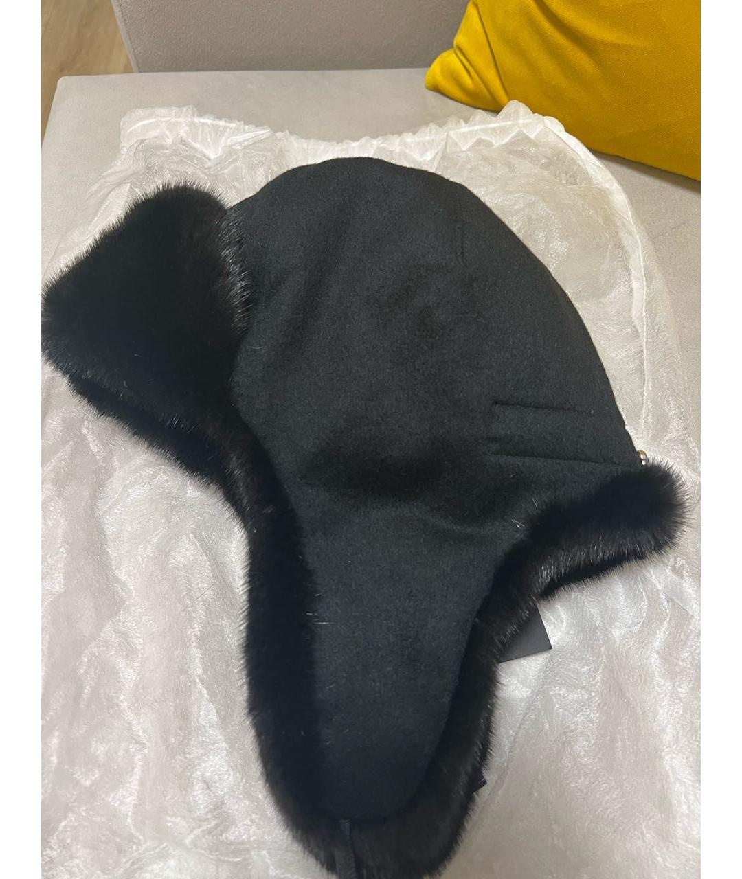 FURLAND Черная шапка, фото 7