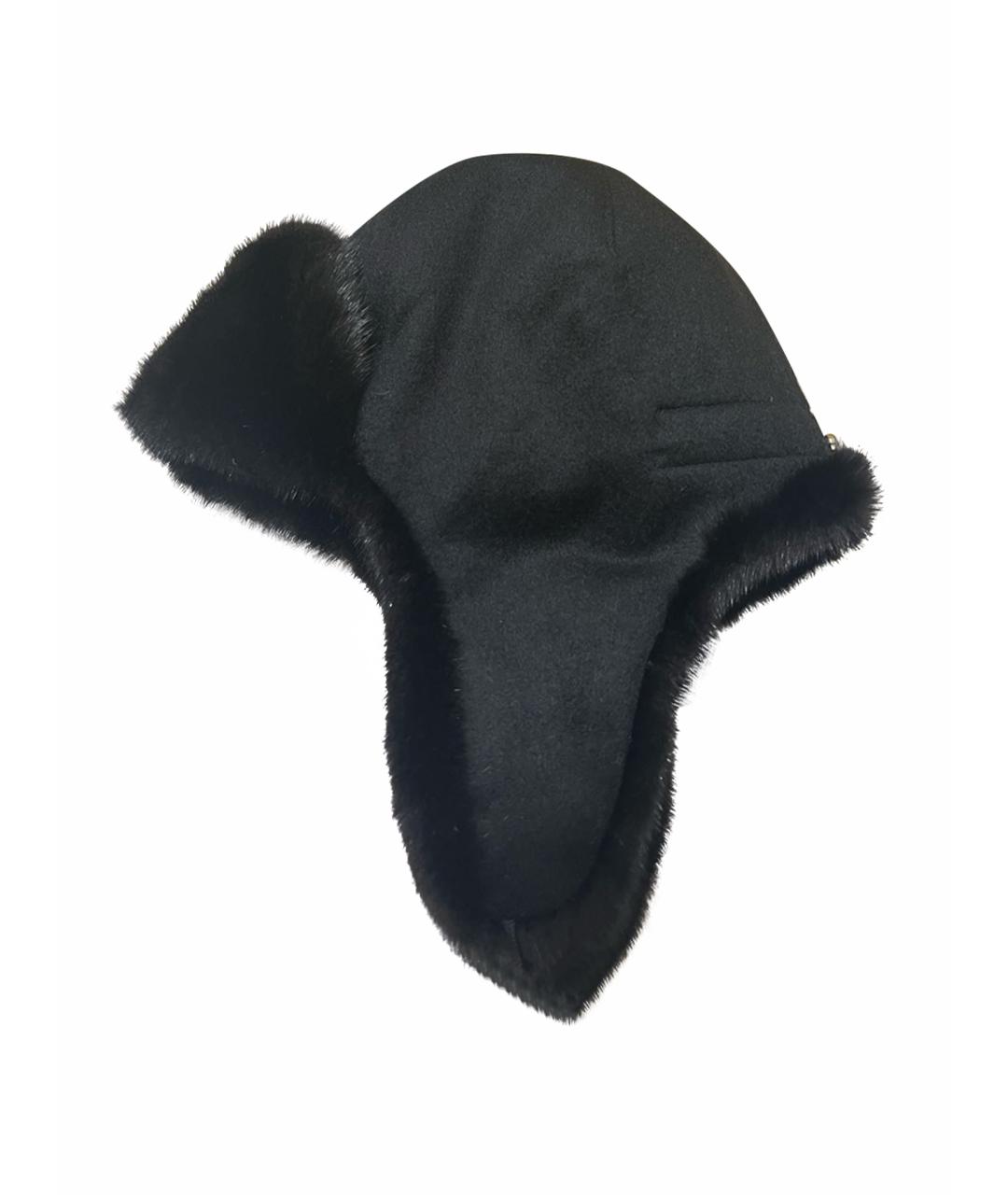 FURLAND Черная шапка, фото 1