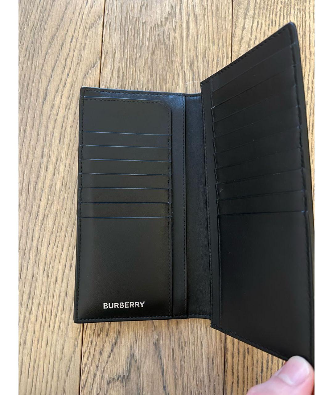 BURBERRY Кожаный кошелек, фото 4
