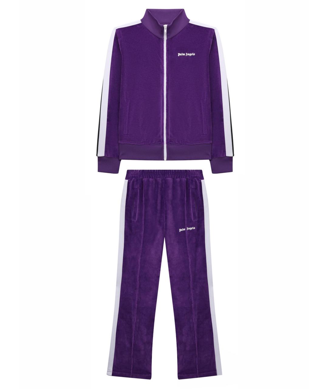 PALM ANGELS Фиолетовый хлопковый комплект, фото 1