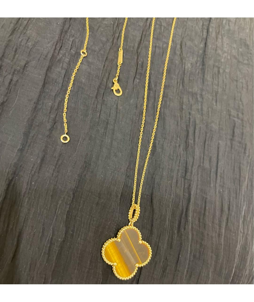 VAN CLEEF & ARPELS Коричневая подвеска из желтого золота, фото 6