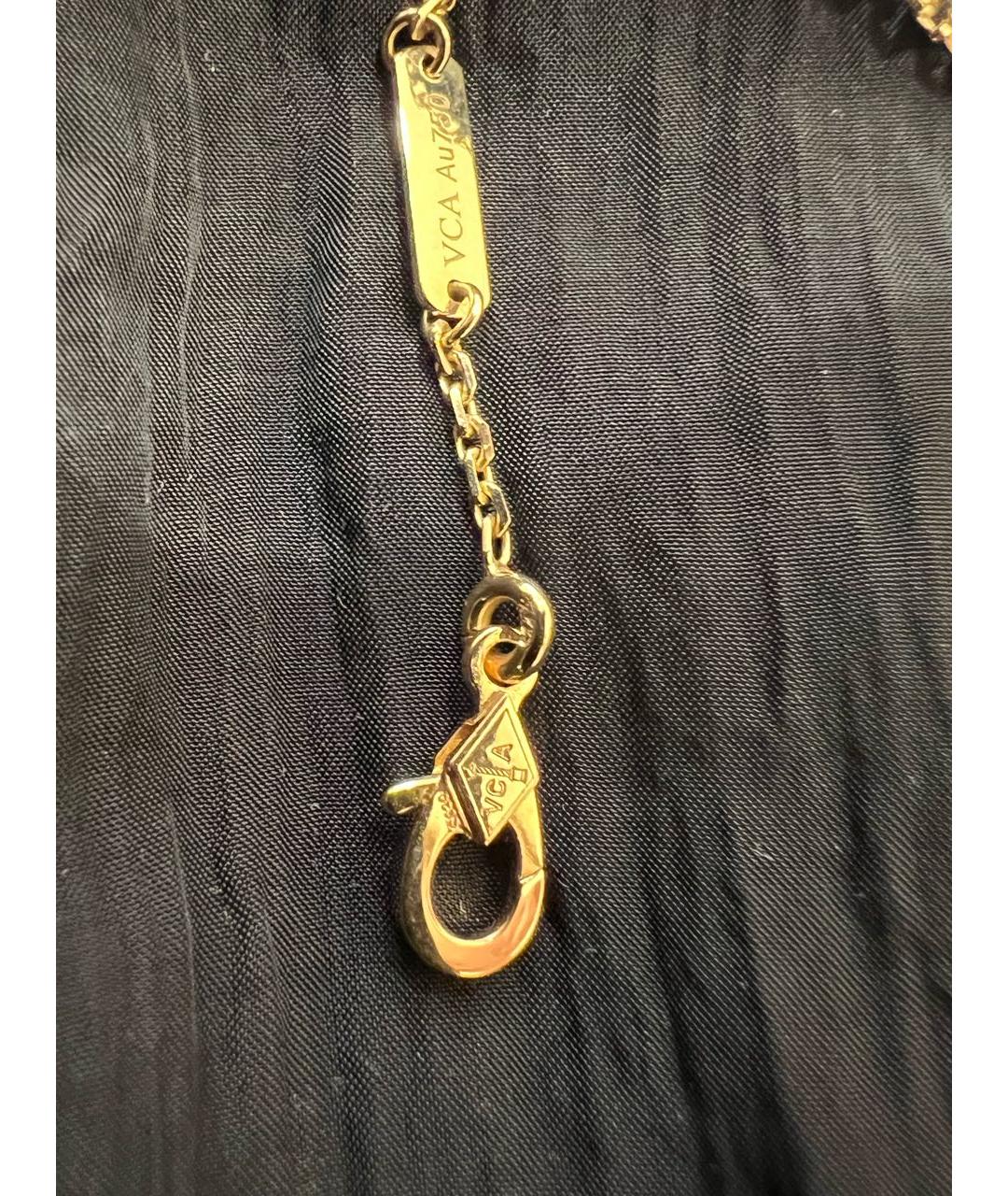 VAN CLEEF & ARPELS Коричневая подвеска из желтого золота, фото 4