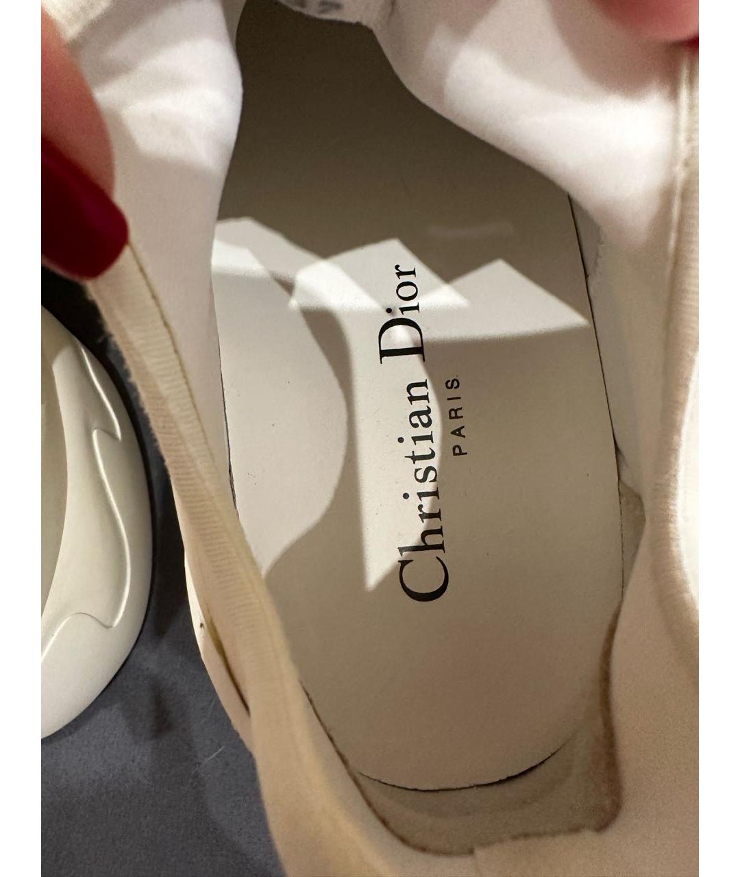 CHRISTIAN DIOR PRE-OWNED Белые кроссовки, фото 5
