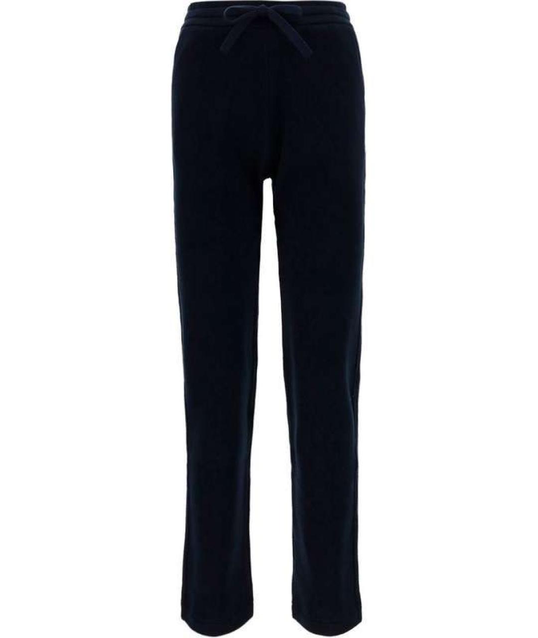 LORO PIANA Темно-синие хлопковые спортивные брюки и шорты, фото 1