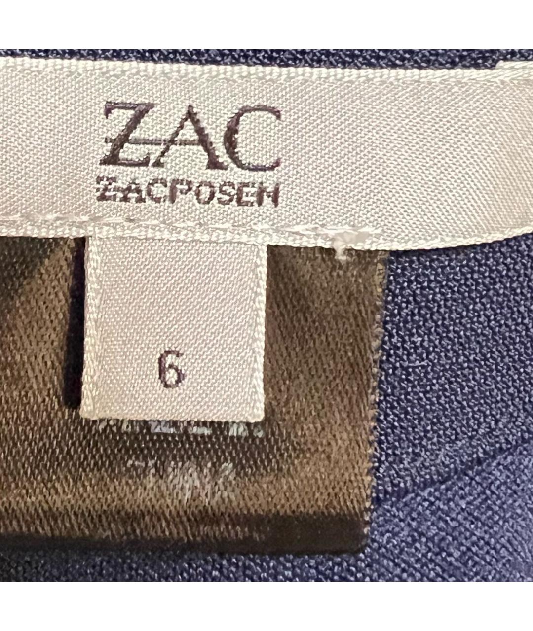 ZAC POSEN Синее платье, фото 3