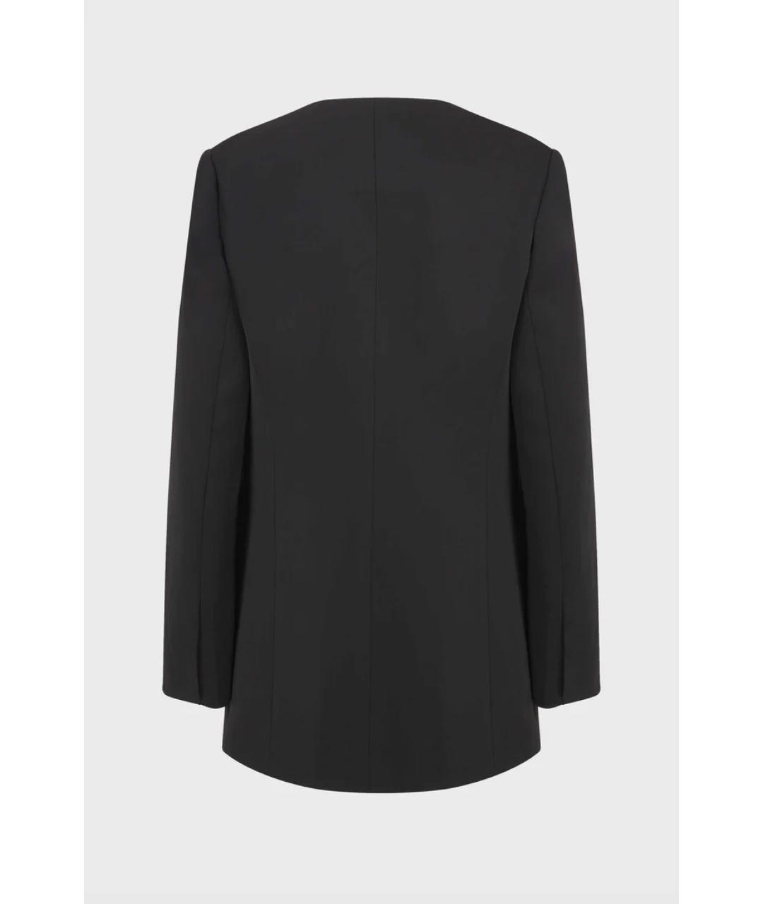 YUZEFI Черный полиэстеровый жакет/пиджак, фото 2