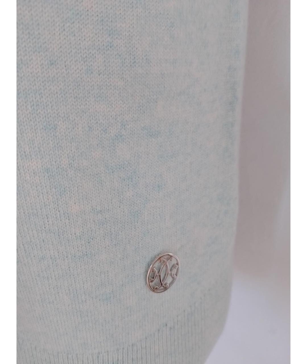 HERMES PRE-OWNED Голубой кашемировый джемпер / свитер, фото 2