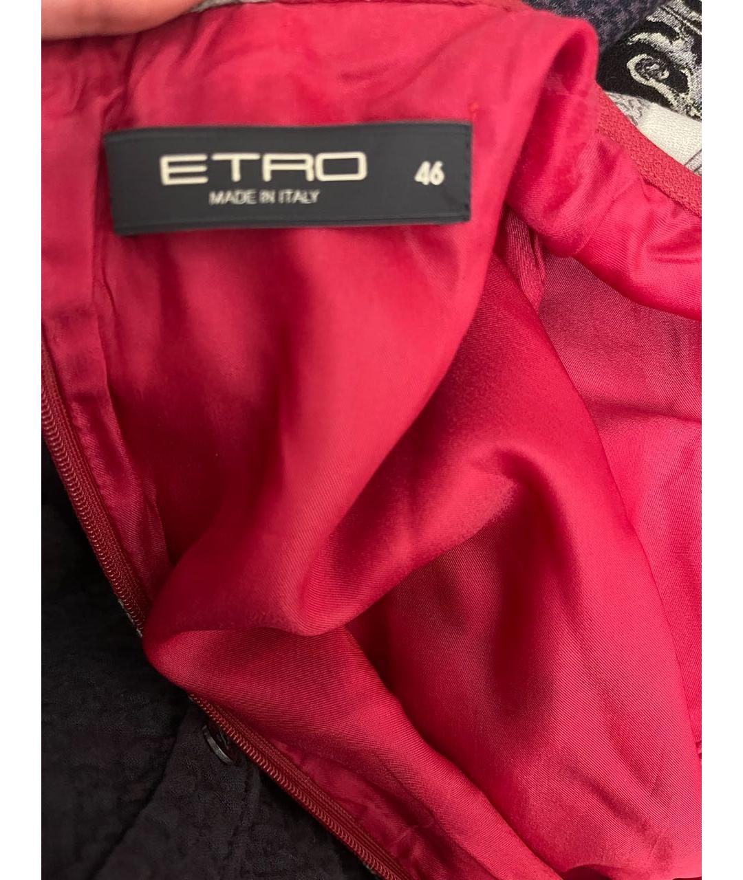 ETRO Красное повседневное платье, фото 8