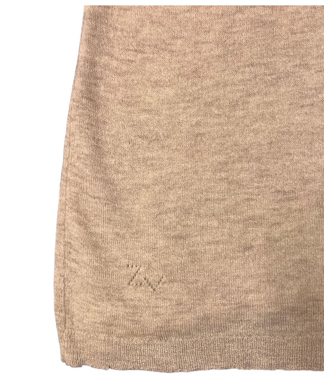 ZADIG & VOLTAIRE Бежевый кашемировый джемпер / свитер, фото 4