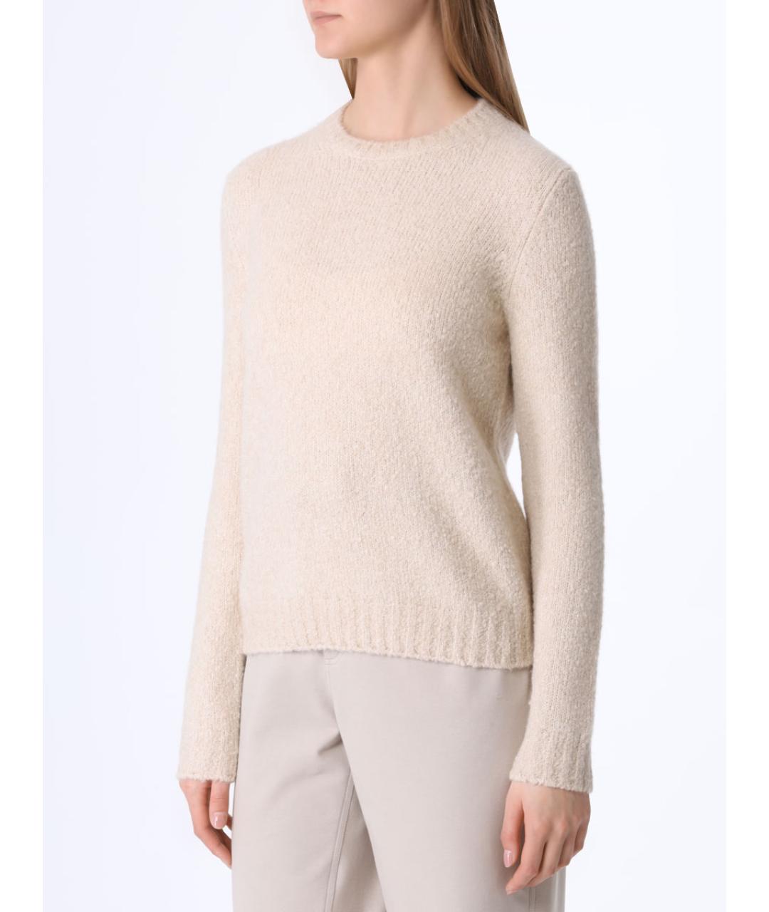 LORO PIANA Бежевый джемпер / свитер, фото 4
