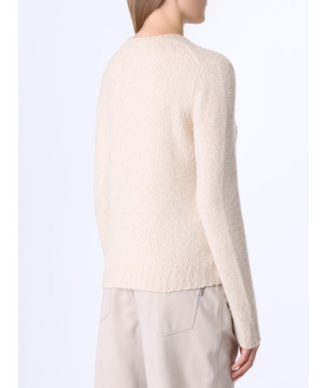 LORO PIANA Бежевый джемпер / свитер, фото 3