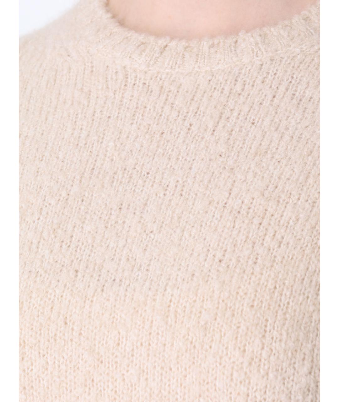 LORO PIANA Бежевый джемпер / свитер, фото 5