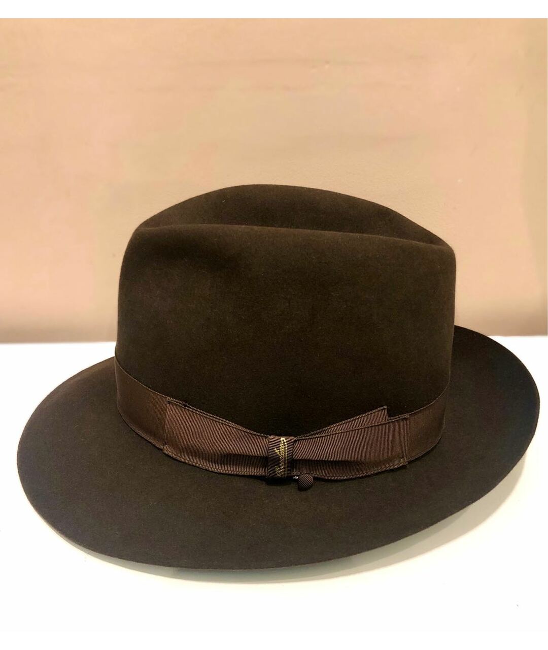 BORSALINO Коричневая шерстяная шляпа, фото 2