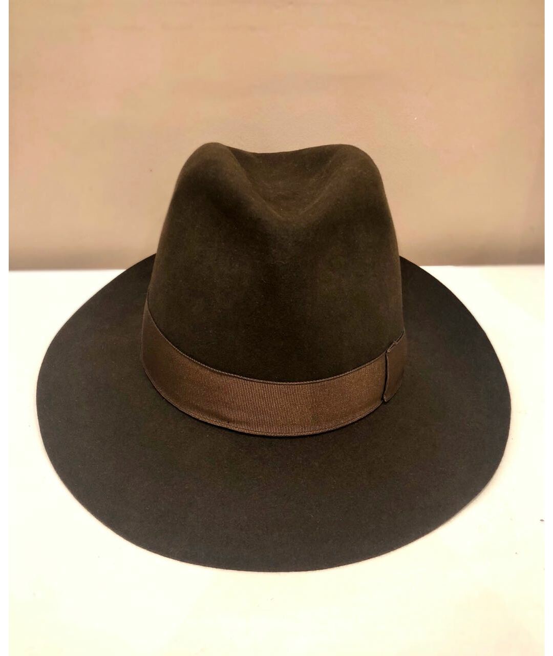 BORSALINO Коричневая шерстяная шляпа, фото 6