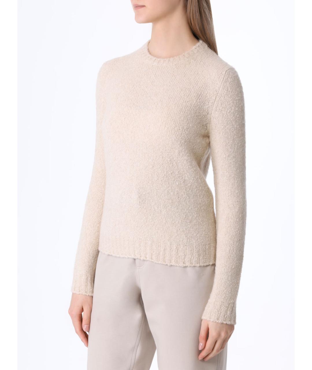 LORO PIANA Бежевый джемпер / свитер, фото 4