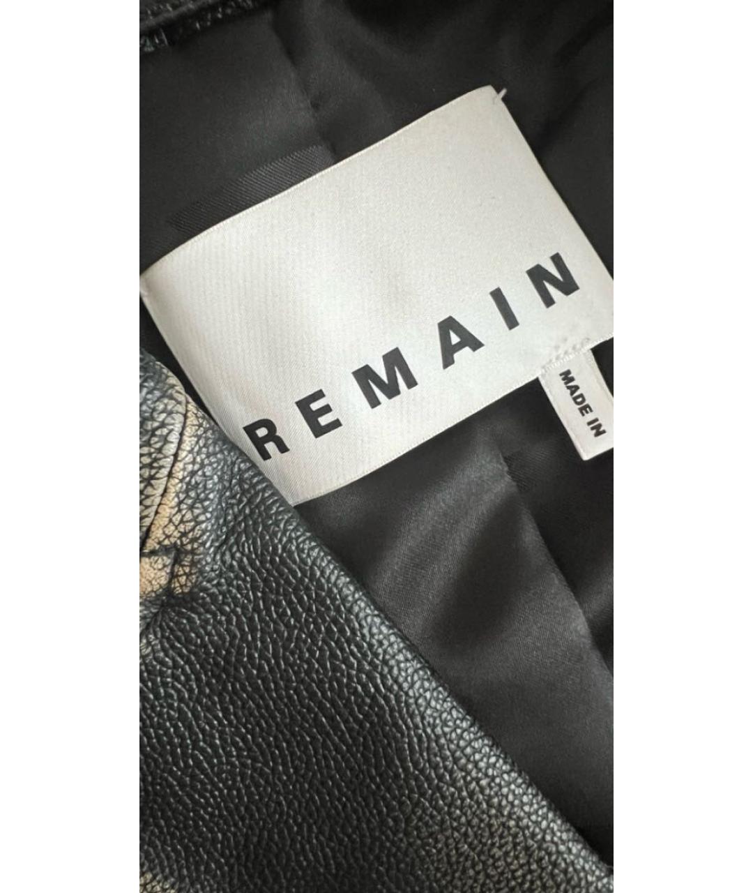 REMAIN Коричневый кожаный жакет/пиджак, фото 3