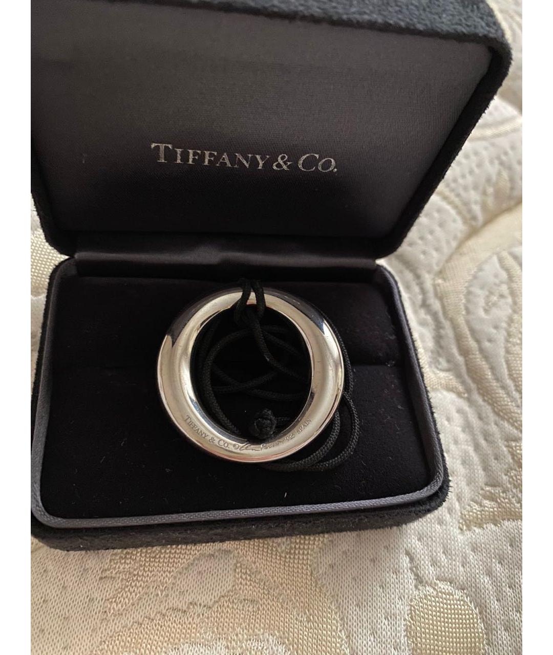 TIFFANY&CO Серый серебряный кулон, фото 4