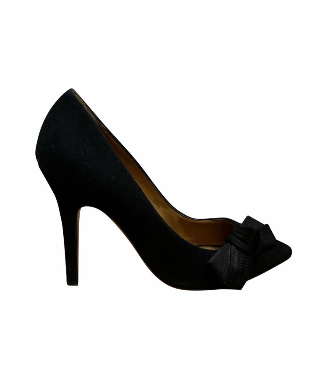 ISABEL MARANT Черные замшевые туфли, фото 1