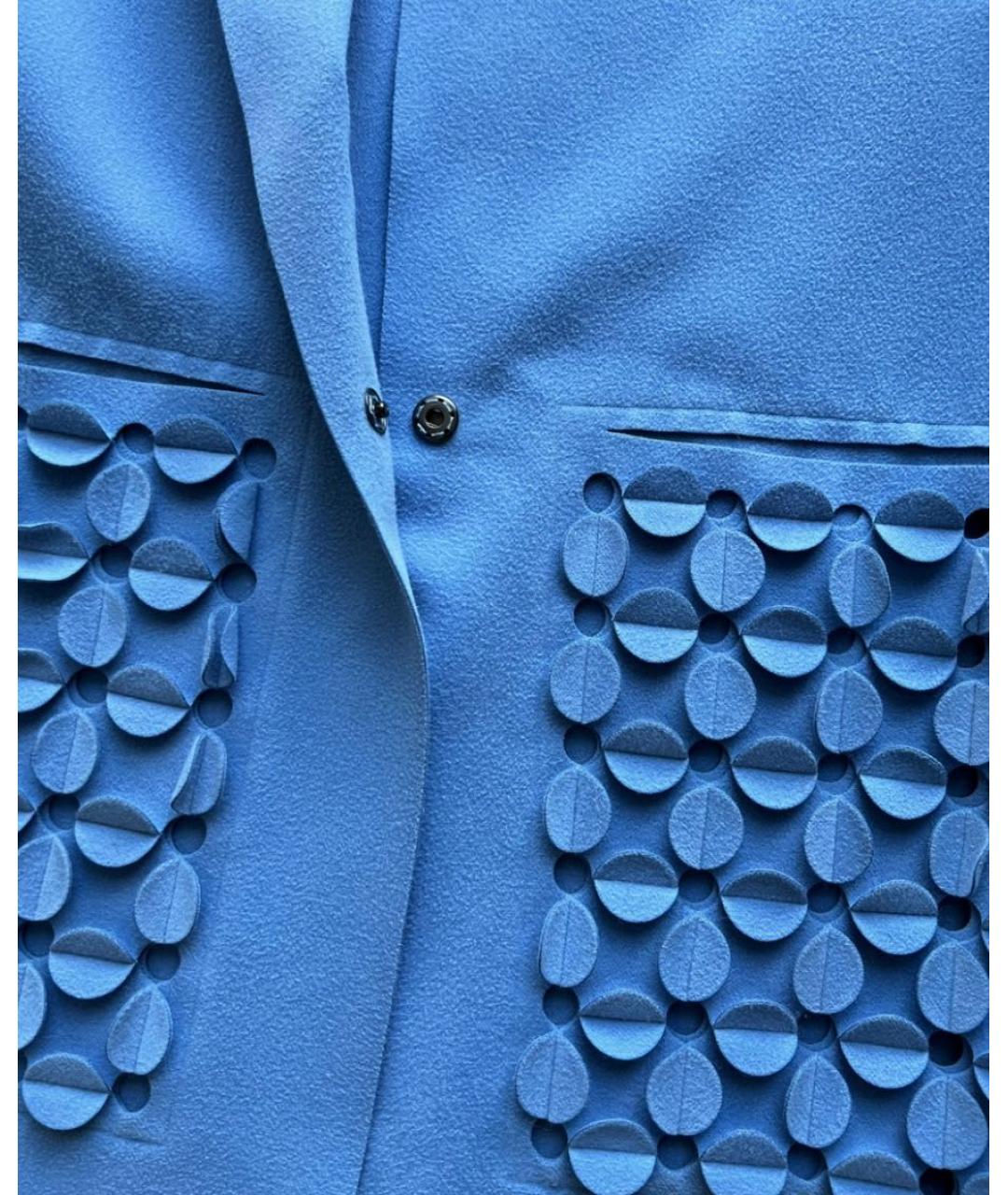 PASKAL Голубое полиэстеровое пальто, фото 5