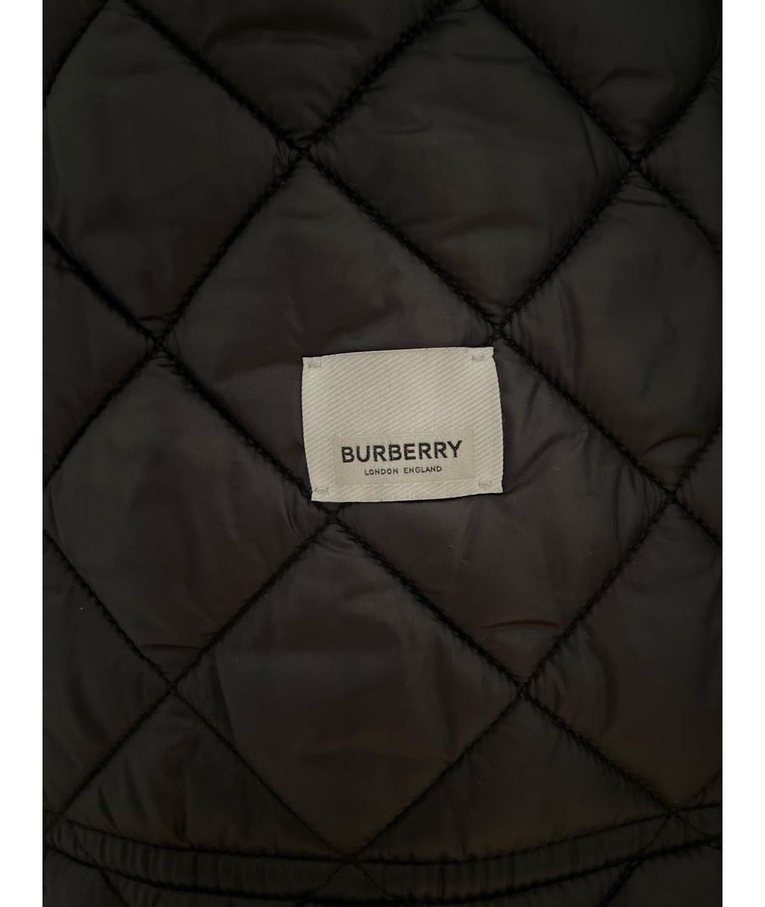 BURBERRY Синяя хлопковая куртка, фото 6