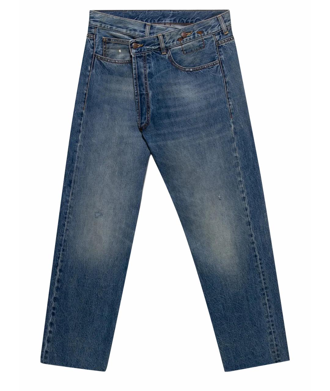 R13 Синие прямые джинсы, фото 1